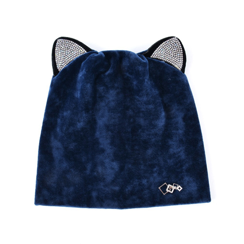 Beanie Hat Slouchy Cap with Ears Beanie Hat Slouchy Cap with Ears