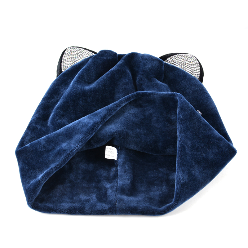 Beanie Hat Slouchy Cap with Ears Beanie Hat Slouchy Cap with Ears