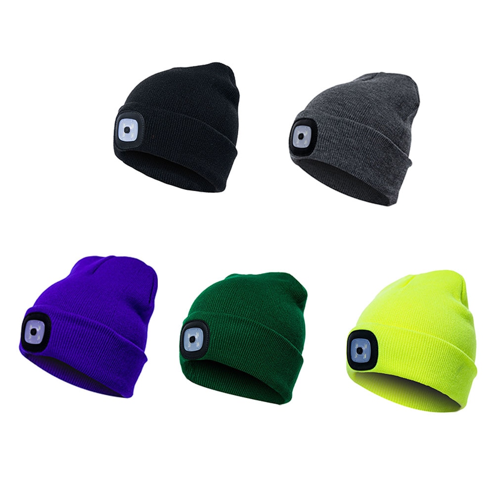 Beanie Hat with Light Camping Cap Beanie Hat with Light Camping Cap