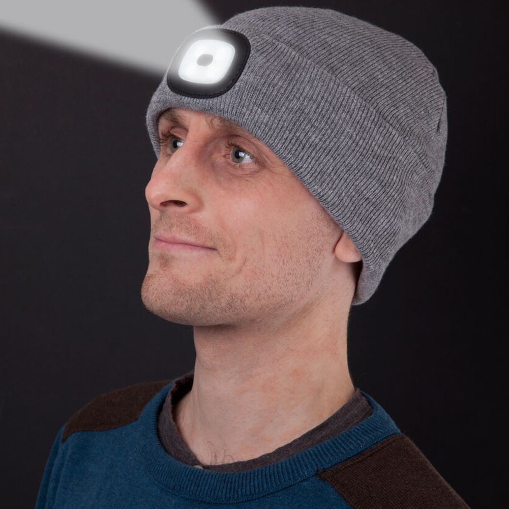 Beanie Hat with Light Camping Cap Beanie Hat with Light Camping Cap