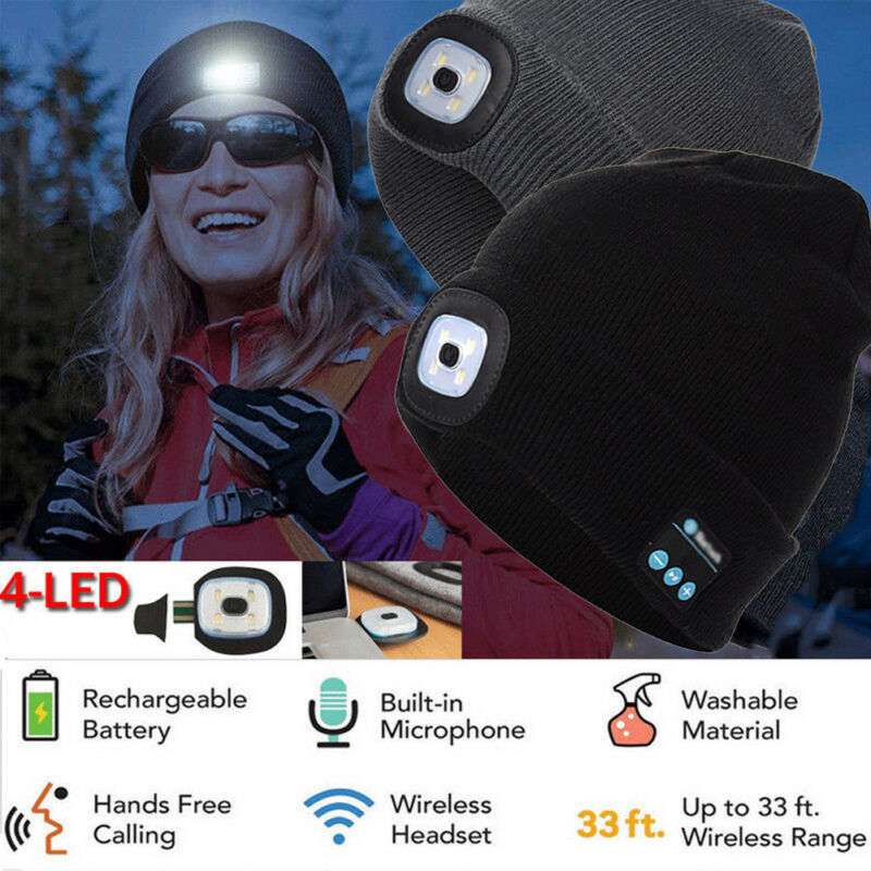 Beanie with Light and Music Player Beanie with Light and Music Player