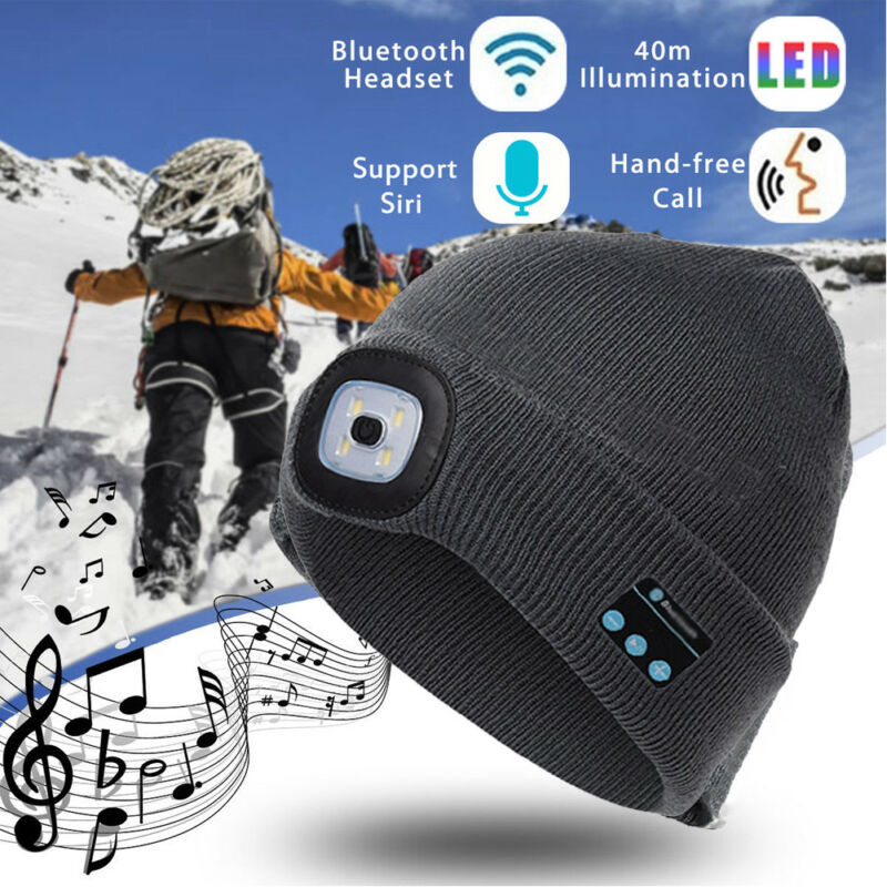 Beanie with Light and Music Player Beanie with Light and Music Player