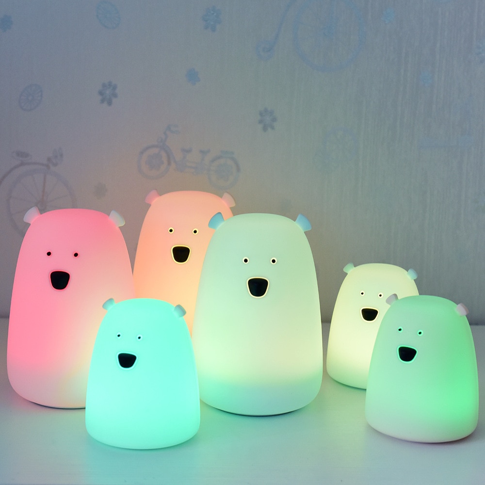 Bear Lamp LED Bedside Night Light Bear Lamp LED Bedside Night Light