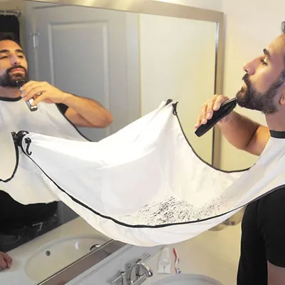 Beard Bib Trimmed Hair Catcher Beard Bib Trimmed Hair Catcher