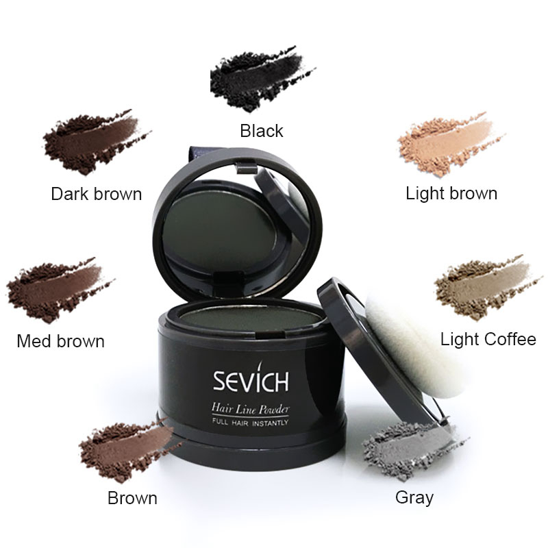 Beard Hair Shadow Powder Beard Root Cover Up Concealer Fill In Thinning Instantly Modify Beard Fluffy Powder
