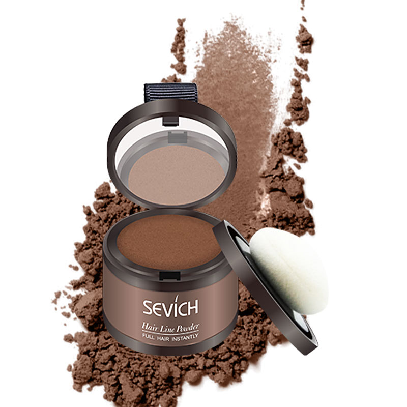 Beard Hair Shadow Powder Beard Root Cover Up Concealer Fill In Thinning Instantly Modify Beard Fluffy Powder