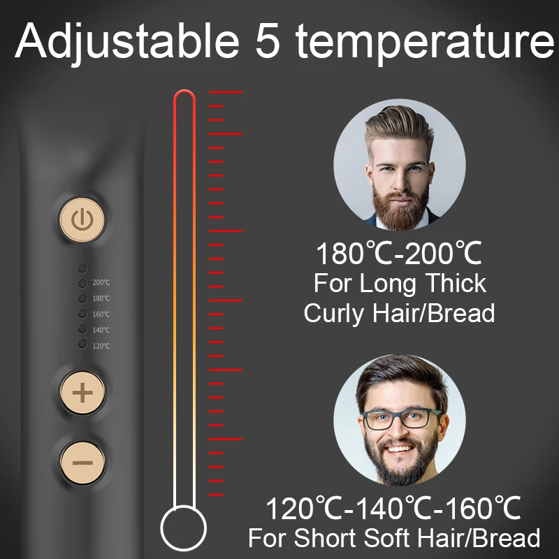 Beard Hair Straightening Brush Hot Heated Comb Men Beard Multifunctional Straightener Ceramic Comb Quick Hair Styler Beard Hair Straightening Brush Hot Heated Comb Men Beard Multifunctional Straightener Ceramic Comb Quick Hair Styler