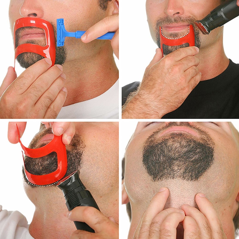 Beard Shaping Template Goatee Styling Tool