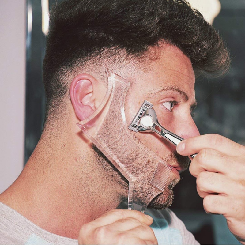 Beard Shaving Guide Grooming Stencil Beard Shaving Guide Grooming Stencil