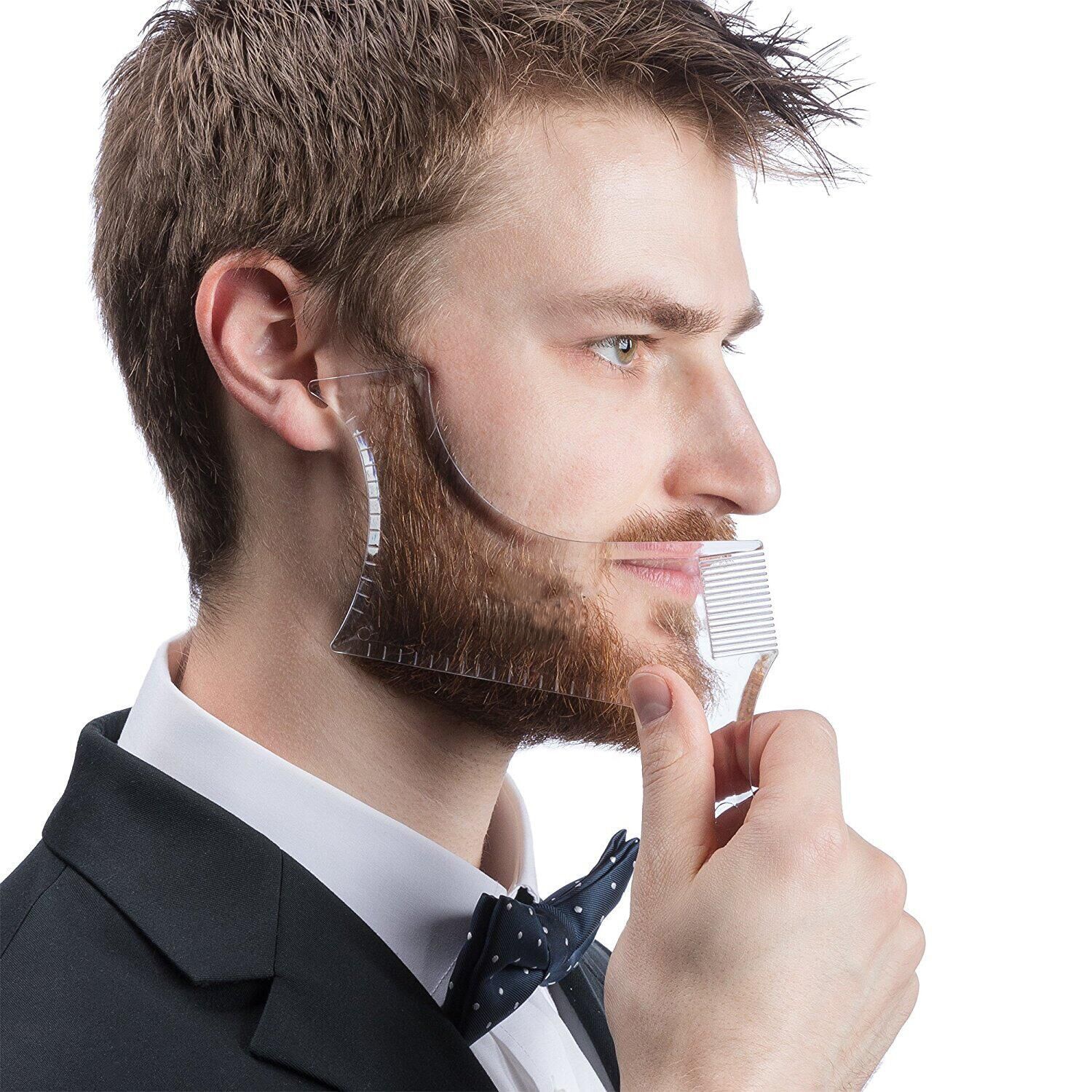 Beard Shaving Guide Grooming Stencil Beard Shaving Guide Grooming Stencil