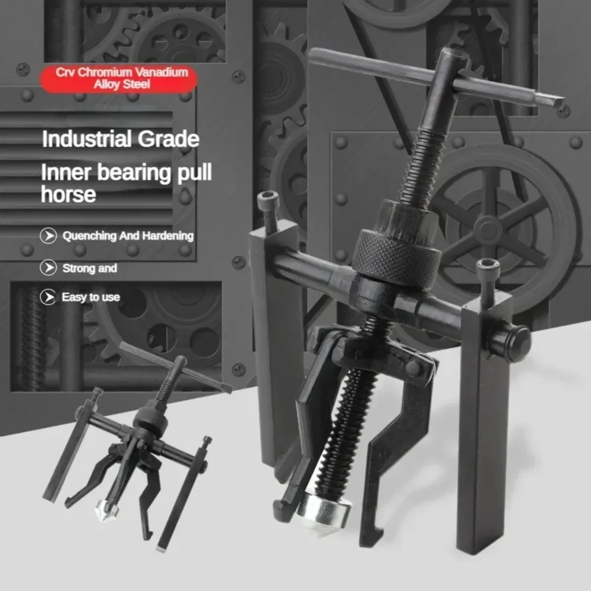 Bearing Puller Tool Set Remover Three-claw Puller Car Repair Disassembly Tool Labor-saving Car Bearing Removal Auto Bearing Puller Tool Set Remover Three-claw Puller Car Repair Disassembly Tool Labor-saving Car Bearing Removal Auto