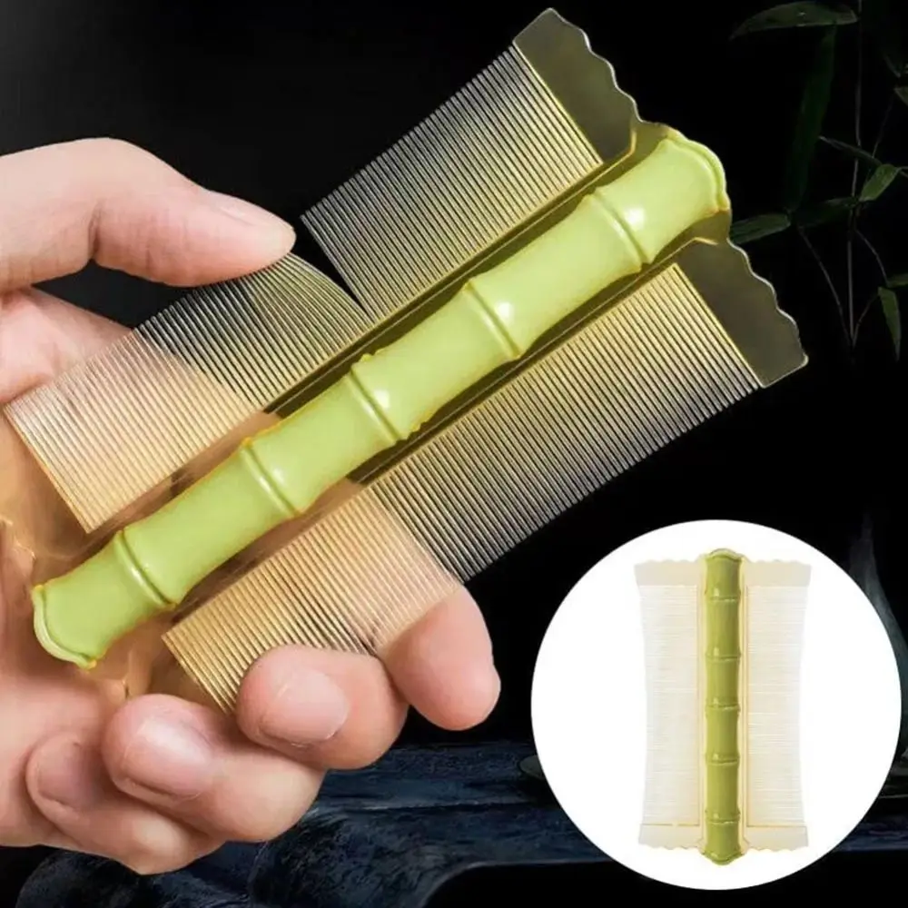 Beauty Remove Dandruff Tool Portable Encryption Comb Detachable DIY Double-sided Scalp Cleaning Tool