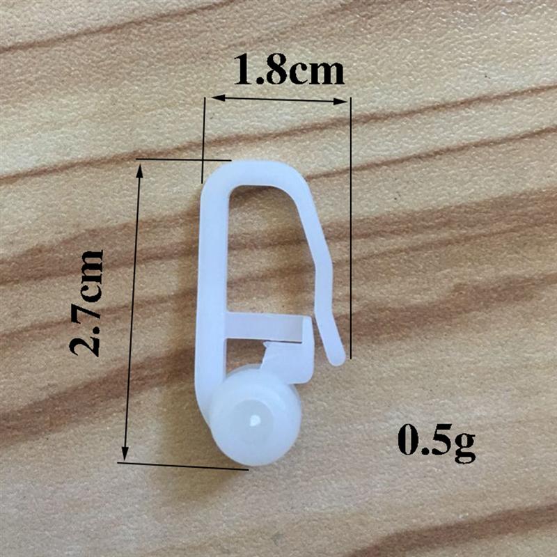 Bed Curtain Hanging Hooks (50 pcs) Bed Curtain Hanging Hooks (50 pcs)