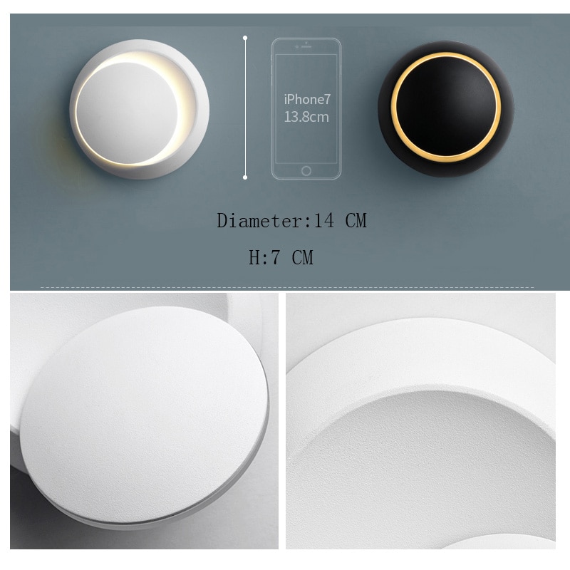 Bedside Lamp Rotatable LED Wall Light Bedside Lamp Rotatable LED Wall Light
