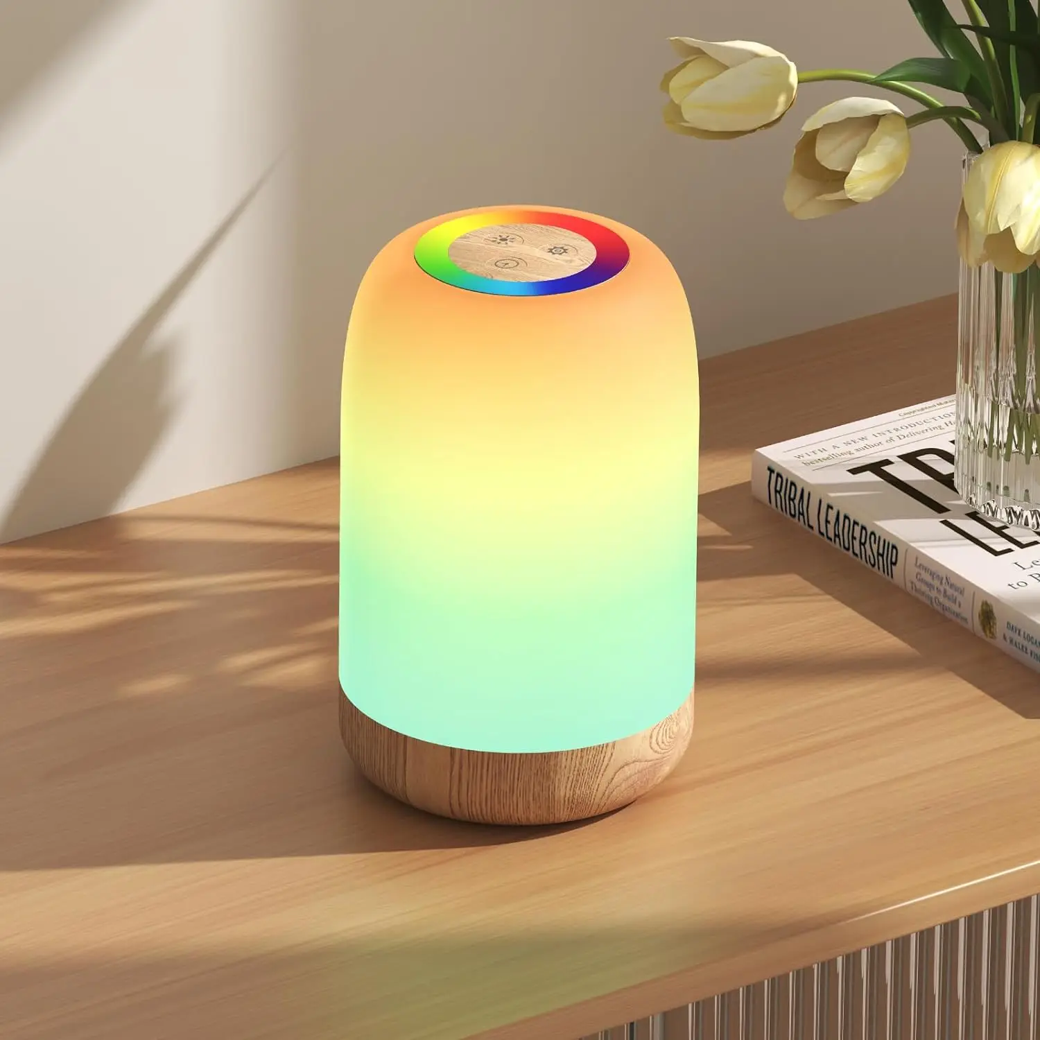 Bedside Lamp Touch Dimmable, 256 RGB And 4 Modes, Color Changing Ambient Night Light, Rechargeable Desk Lamp With Timer Bedside Lamp Touch Dimmable, 256 RGB And 4 Modes, Color Changing Ambient Night Light, Rechargeable Desk Lamp With Timer