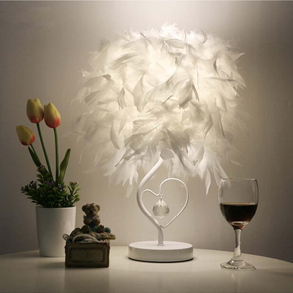 Bedside Table Lamps Feather Light Bedside Table Lamps Feather Light