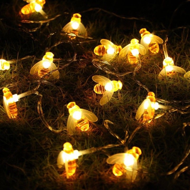 Bee Solar Lights Outdoor Decor Bee Solar Lights Outdoor Decor