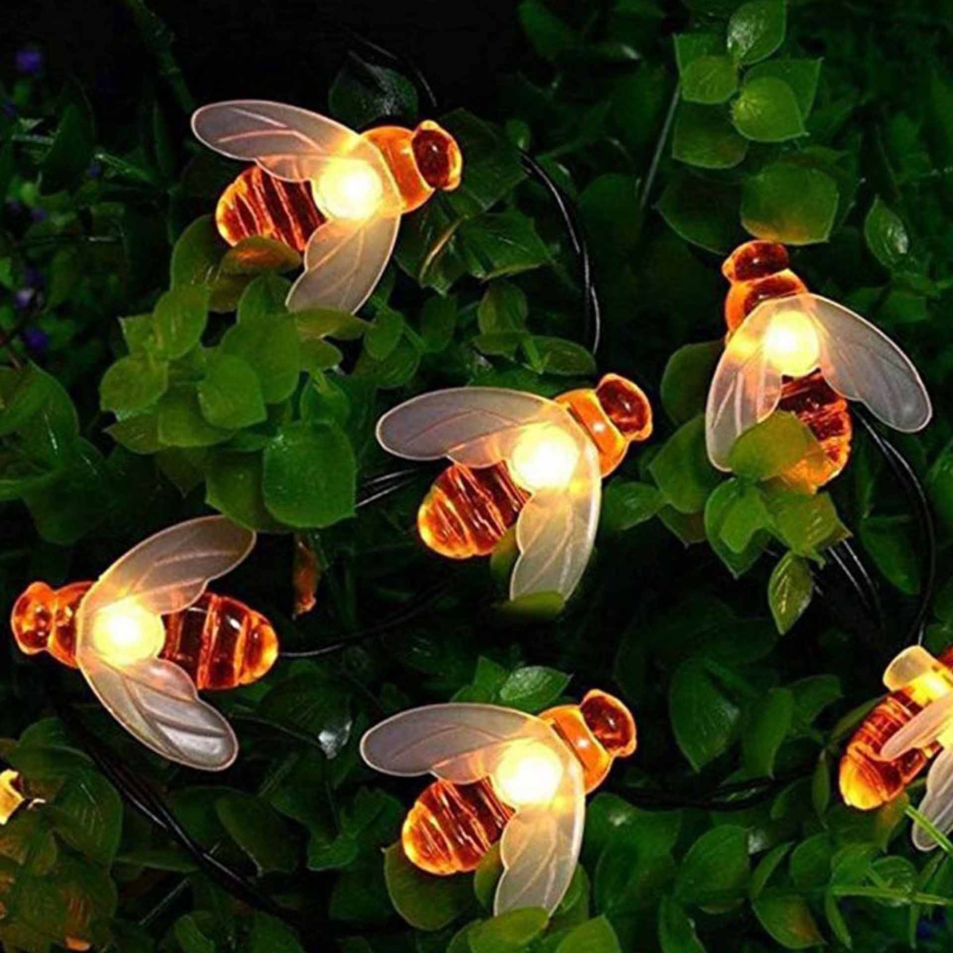 Bee Solar Lights Outdoor Decor Bee Solar Lights Outdoor Decor
