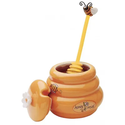 Beehive Ceramic Honey Jar Beehive Ceramic Honey Jar