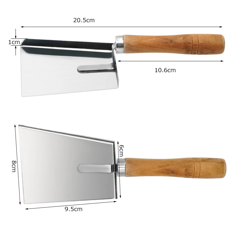 Beekeeping Stainless Steel Pollen Shovel Clean Honey Extractor Flat Hive Clean Scraper Equipment Beekeeper Professional Beekeeping Stainless Steel Pollen Shovel Clean Honey Extractor Flat Hive Clean Scraper Equipment Beekeeper Professional