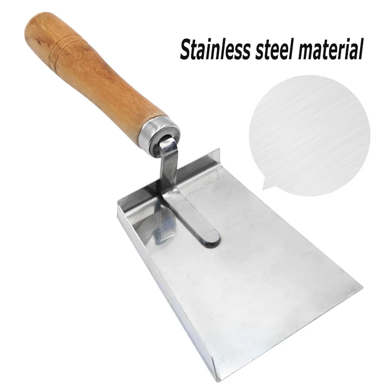 Beekeeping Stainless Steel Pollen Shovel Clean Honey Extractor Flat Hive Clean Scraper Equipment Beekeeper Professional Beekeeping Stainless Steel Pollen Shovel Clean Honey Extractor Flat Hive Clean Scraper Equipment Beekeeper Professional