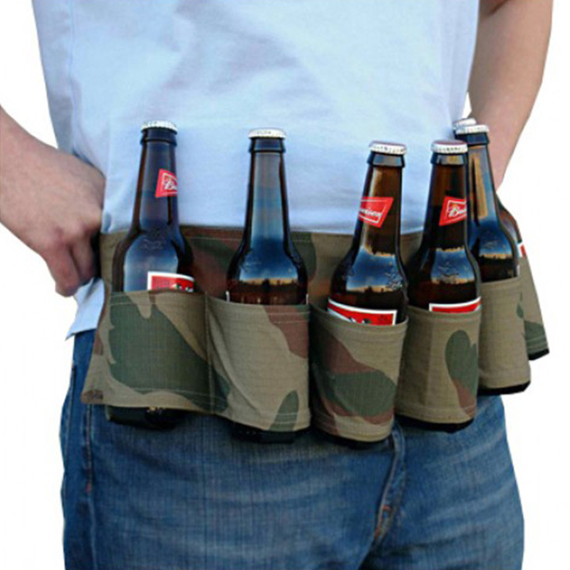 Beer Belt Camo Beer Holster 6 Can