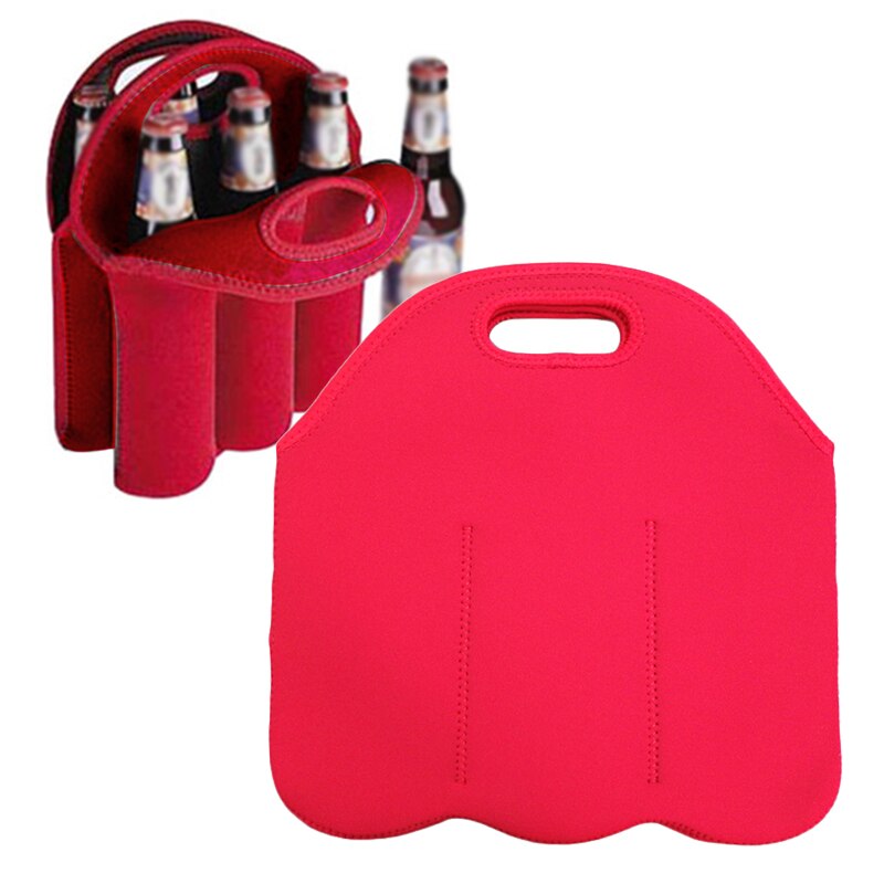 Beer Bottle Carrier Six Slot Bag