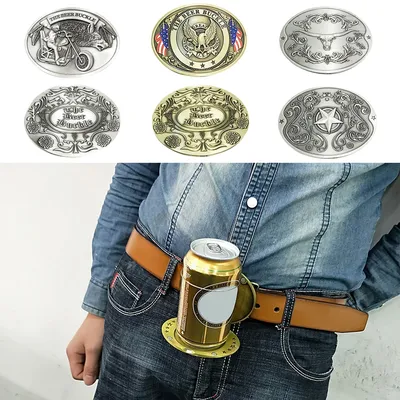 Beer Holder Belt Buckle Beer Holder Belt Buckle