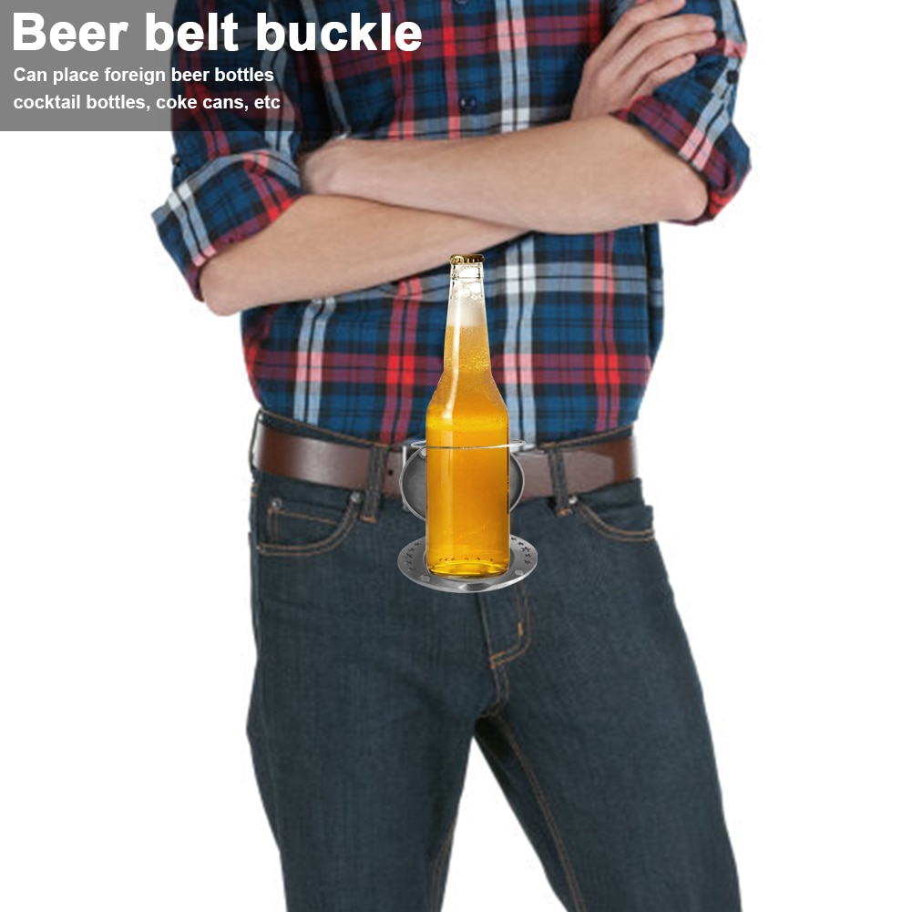 Beer Holder Belt Buckle Beer Holder Belt Buckle