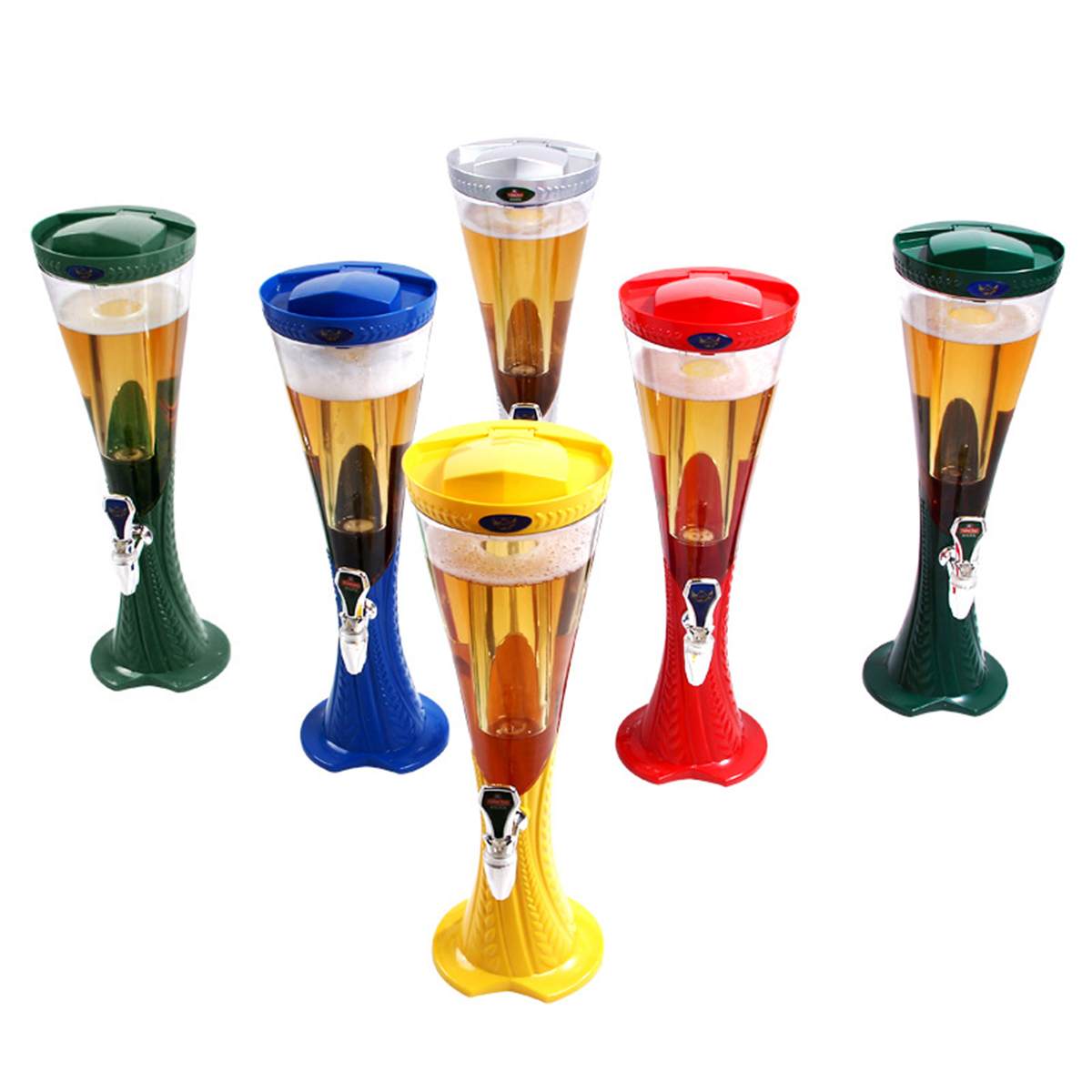 Beer Tower Dispenser 3-Liter Capacity Beer Tower Dispenser 3-Liter Capacity
