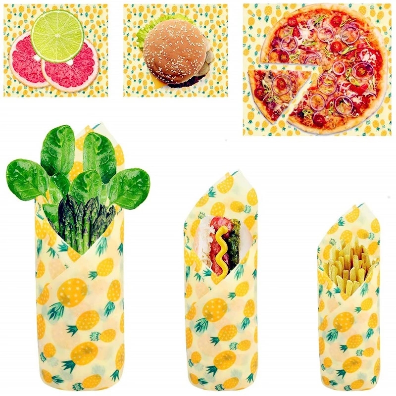 Beeswax Reusable Sandwich Wrappers (3pcs)