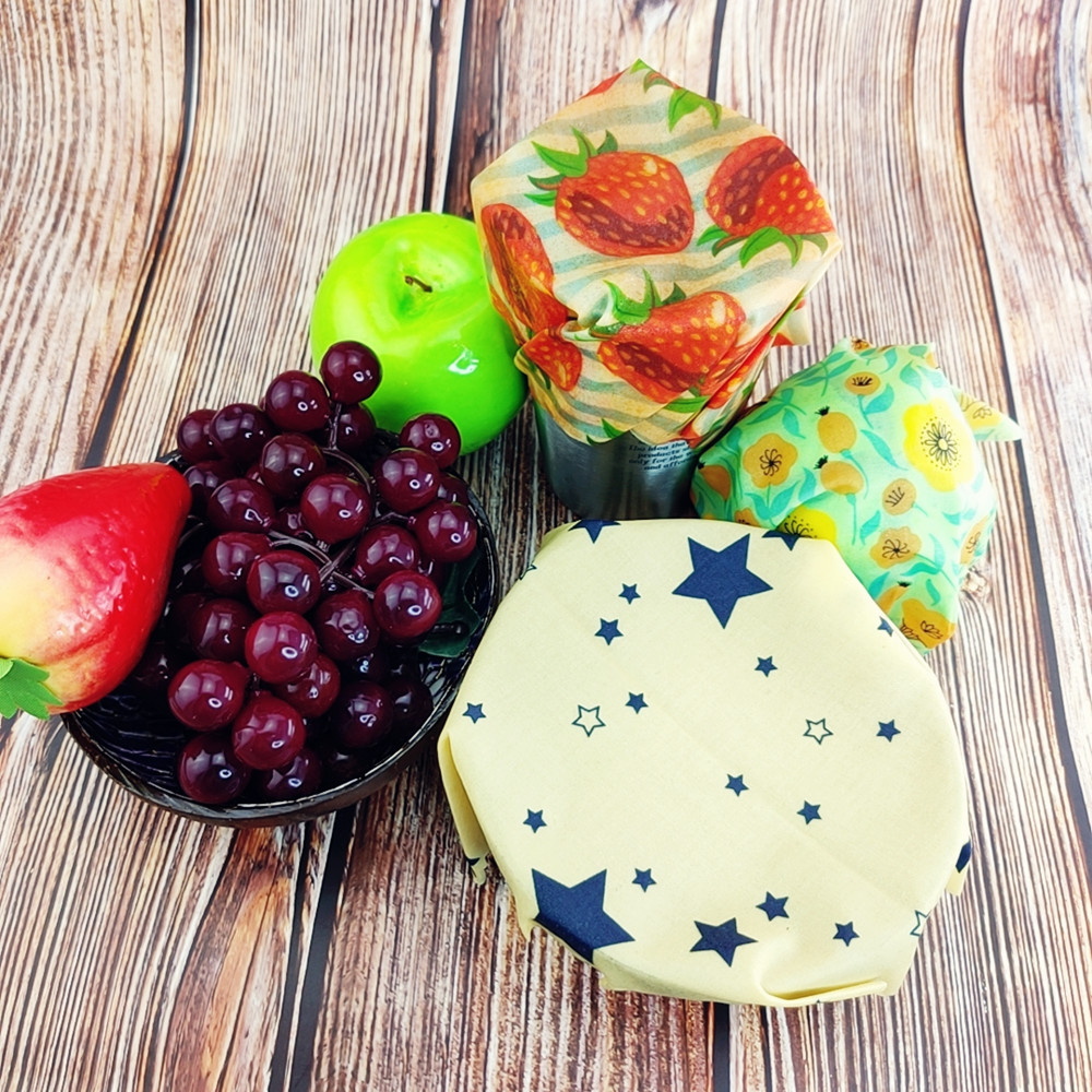 Beeswax Reusable Sandwich Wrappers (3pcs)