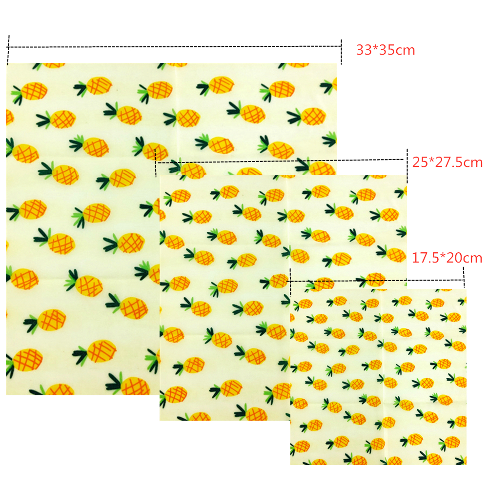 Beeswax Reusable Sandwich Wrappers (3pcs)