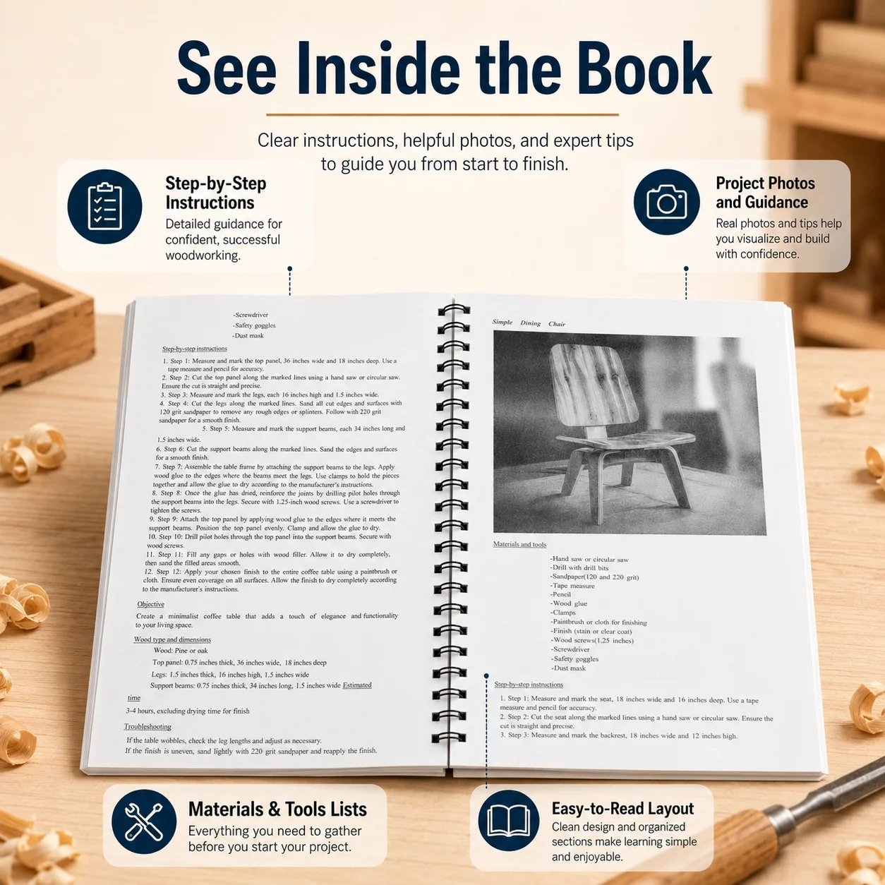 Beginner Woodwork Guide DIY Home Craft Projects Simple Woodworking Plans Tutorial Ideas Beginner Woodwork Guide DIY Home Craft Projects Simple Woodworking Plans Tutorial Ideas