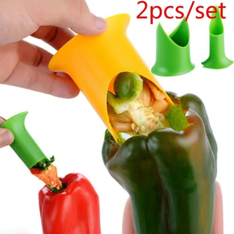 Bell Pepper Corers Seed Remover (2 pcs) Bell Pepper Corers Seed Remover (2 pcs)