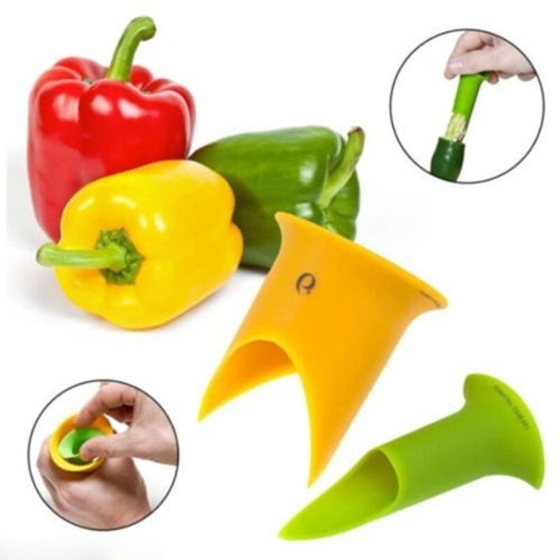 Bell Pepper Corers Seed Remover (2 pcs) Bell Pepper Corers Seed Remover (2 pcs)