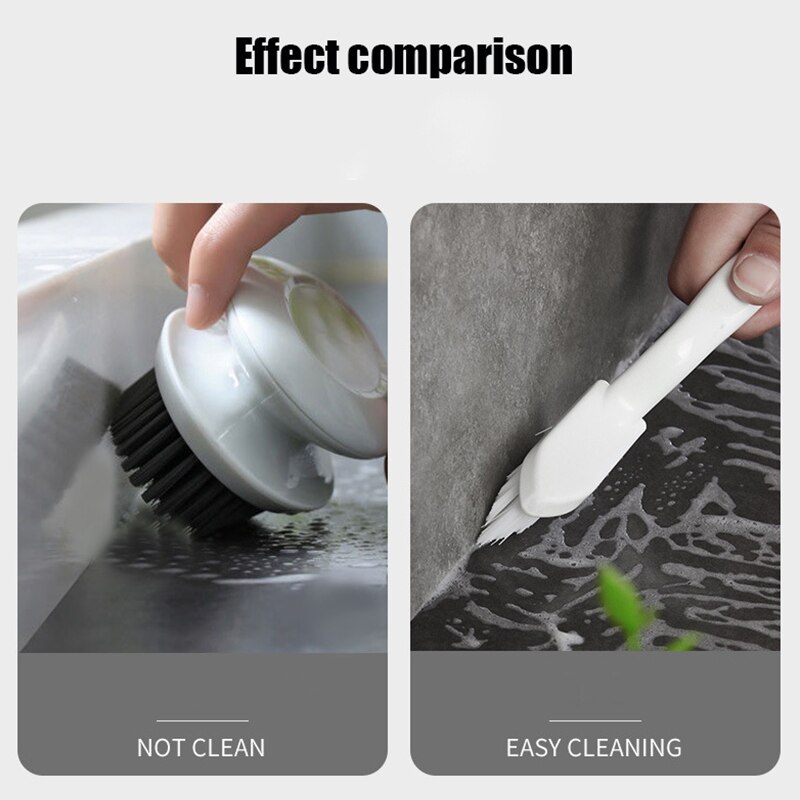 Bent Handle Gap Cleaning Brush