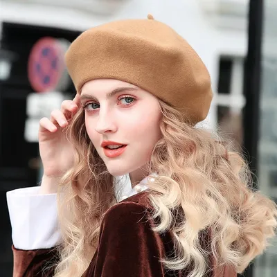 Beret Wool Felt Lady's Hat