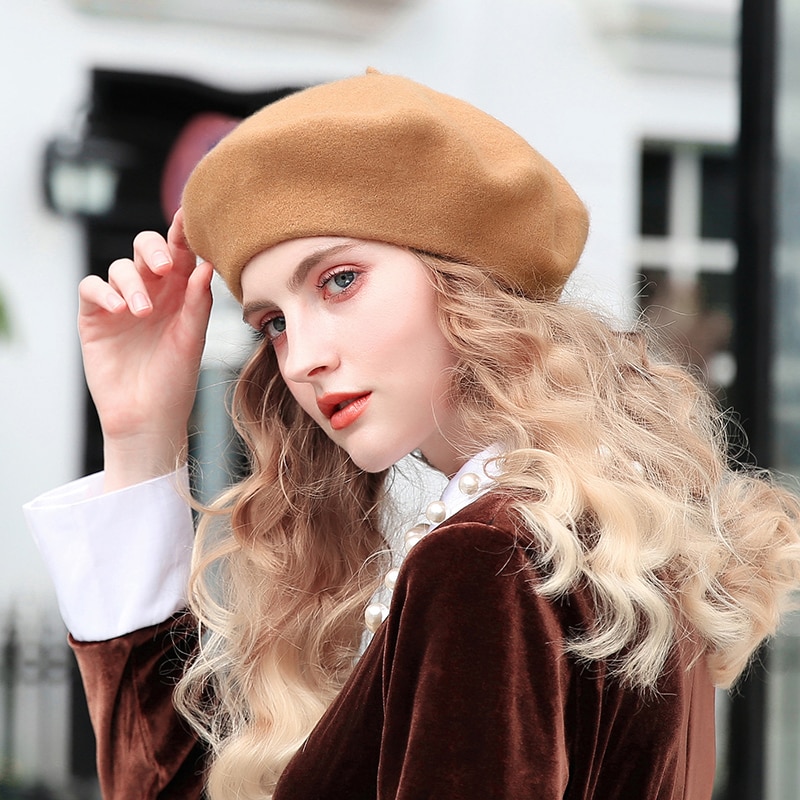 Beret Wool Felt Lady's Hat
