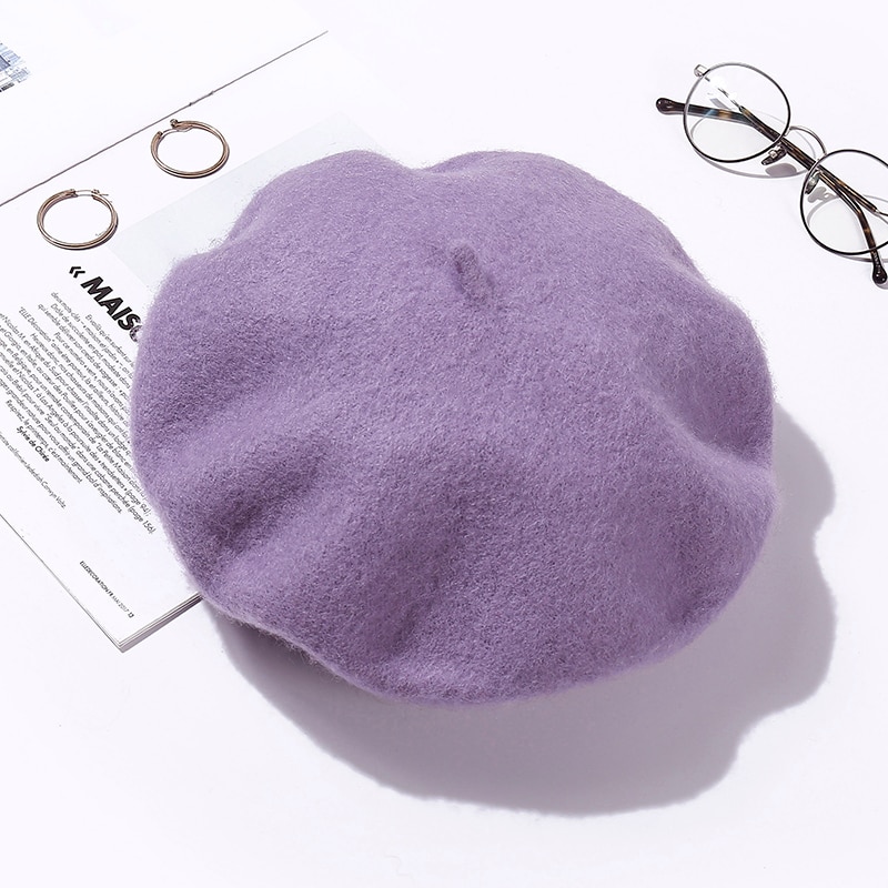 Beret Wool Felt Lady's Hat