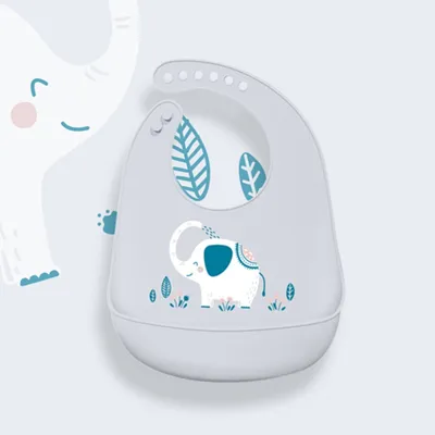 Bib Silicone Feeding Baby Cover