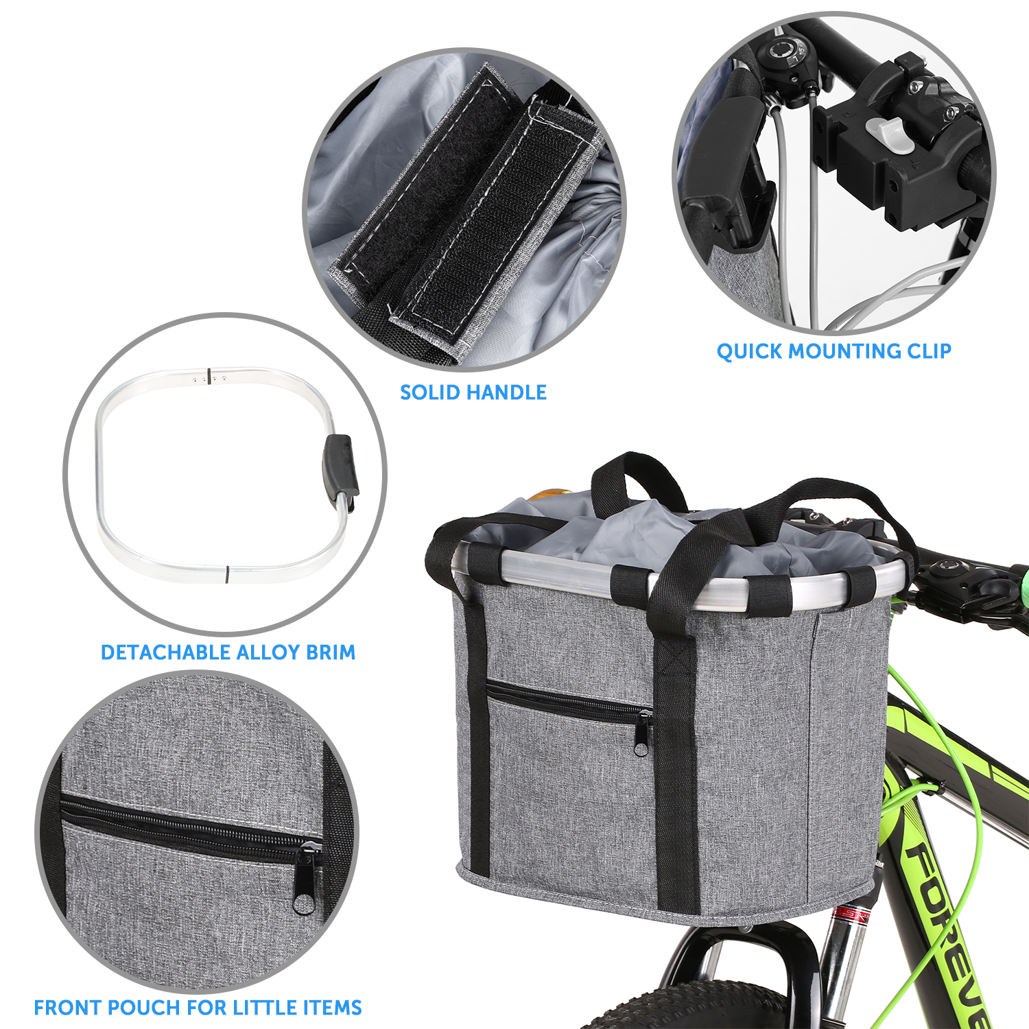 Bicycle Dog Carrier Bike Pet Basket
