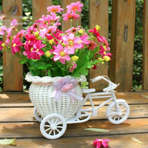Bicycle Flower Basket Decorative Plant Stand Bicycle Flower Basket Decorative Plant Stand
