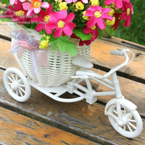 Bicycle Flower Basket Decorative Plant Stand Bicycle Flower Basket Decorative Plant Stand