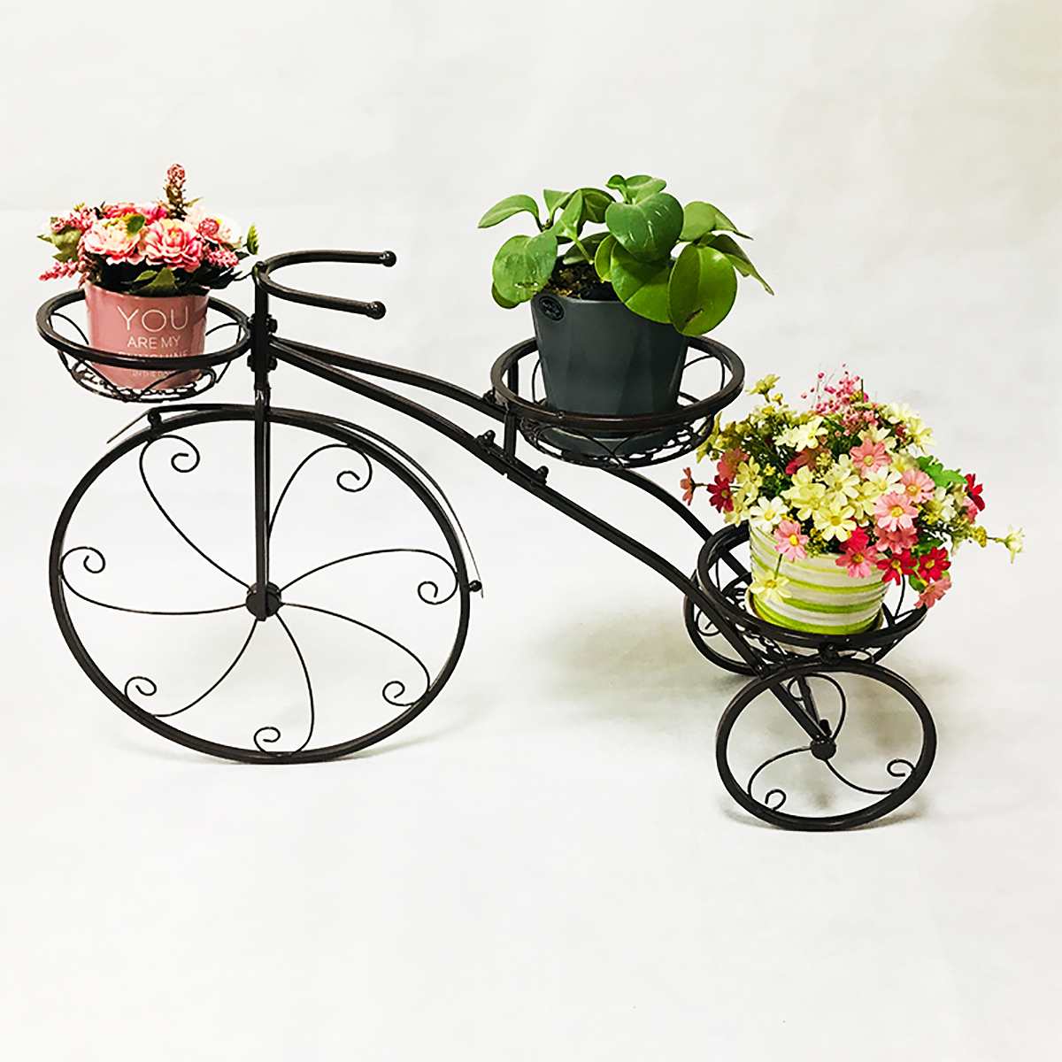 Bicycle Flower Stand 3 Tier Plant Display