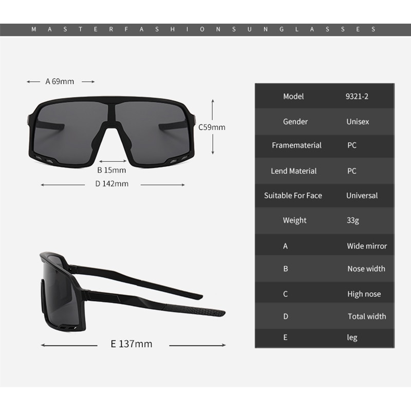 Bicycle Glasses Sports Sunglasses
