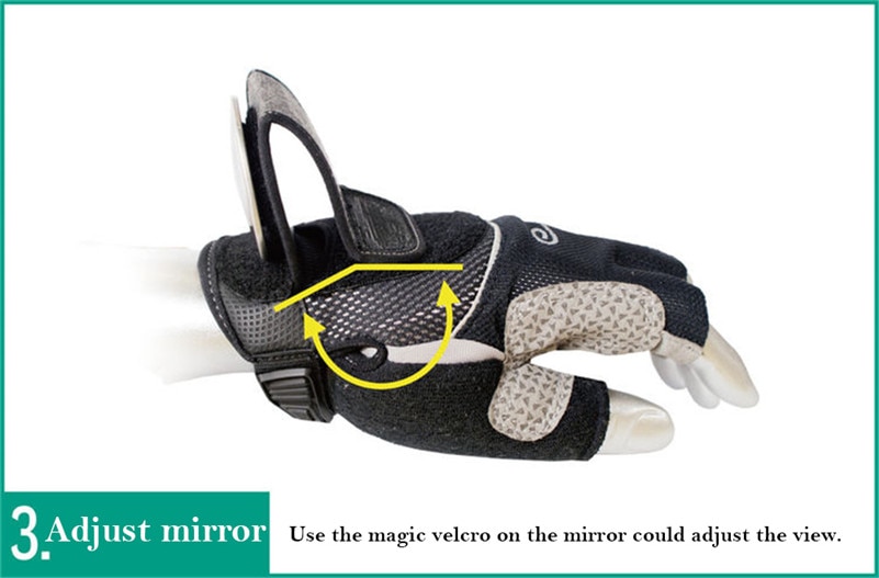 Bicycle Gloves with Rear View Mirror Bicycle Gloves with Rear View Mirror