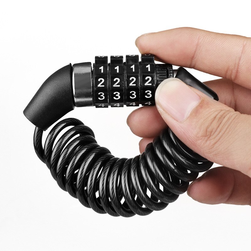Bicycle Mini Password Lock Portable Helmet Lock Durable Steel Wire Lock Mountain Bike Frame Lock Bicycle Accessories Bicycle Mini Password Lock Portable Helmet Lock Durable Steel Wire Lock Mountain Bike Frame Lock Bicycle Accessories