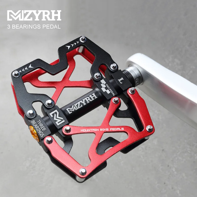 Bicycle Pedal Ultralight Aluminium Alloy 3 Bearings Bicycle Pedals 14 colors Road MTB Pedals Waterproof Bicycle Parts