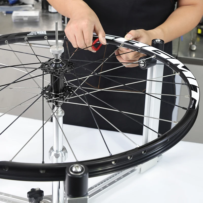 Bicycle Wheels Weaving Stand Professional Repair Tools Bike Wheel Set Braiding Table Bike Hub Spokes Braiding Table
